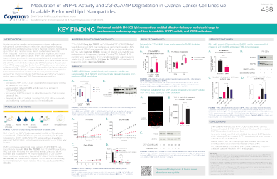 Modulation of ENPP1 Activity and 2’3’-cGAMP Degradation in Ovarian Cancer Cell Lines <em>via </em>Loadable Preformed Lipid Nanoparticles<br>